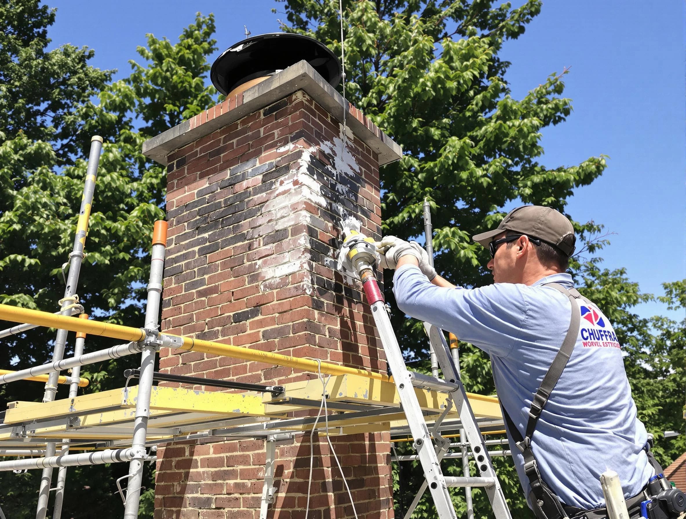 Structural chimney repair by Lowell Chimney Sweep in Lowell, MA