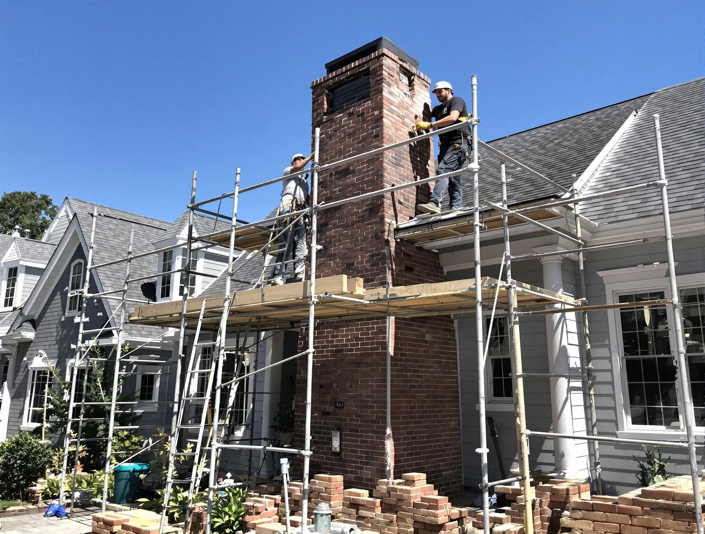 Chimney Rebuilding in Lowell