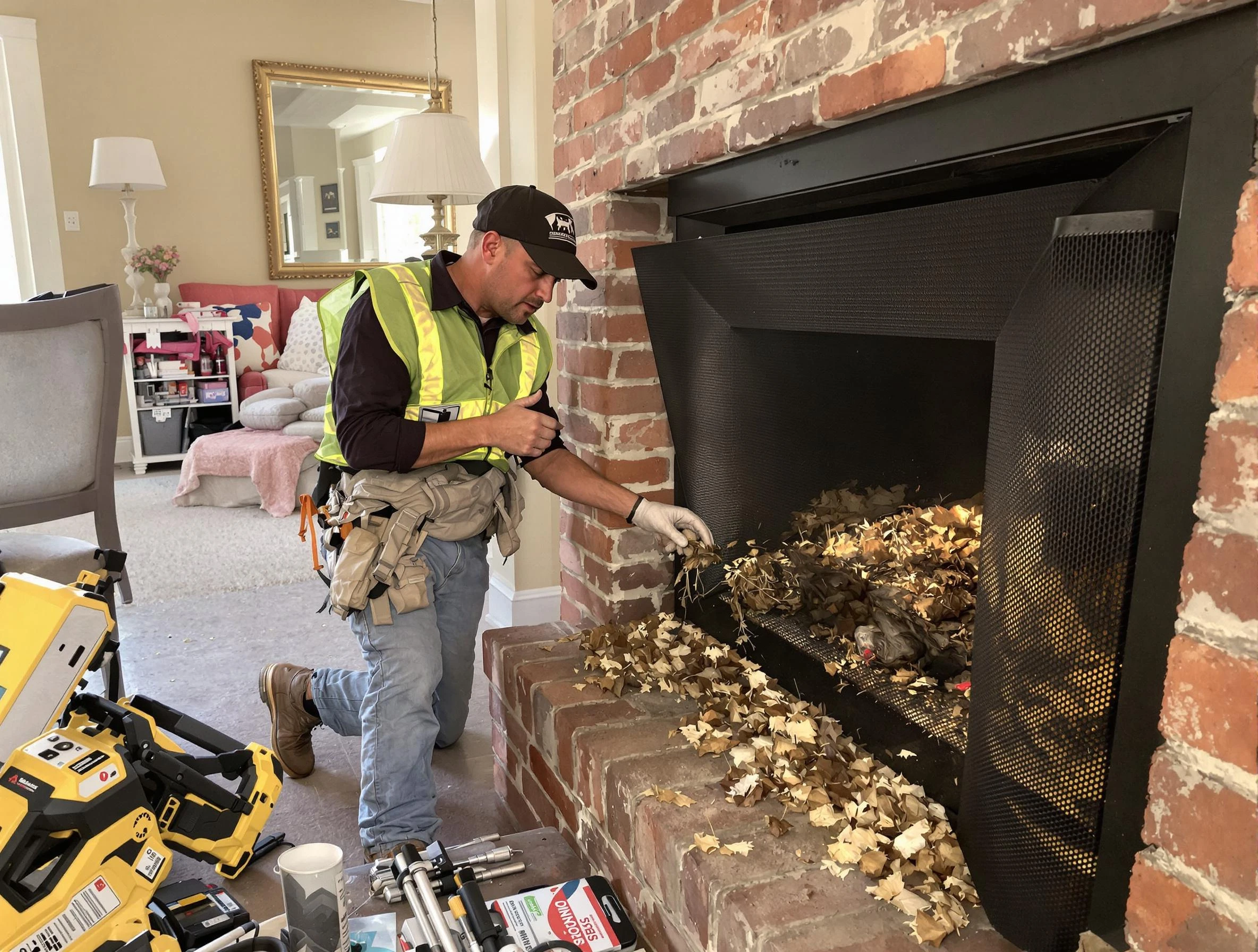 Safe screening installation by Lowell Chimney Sweep in Lowell, MA