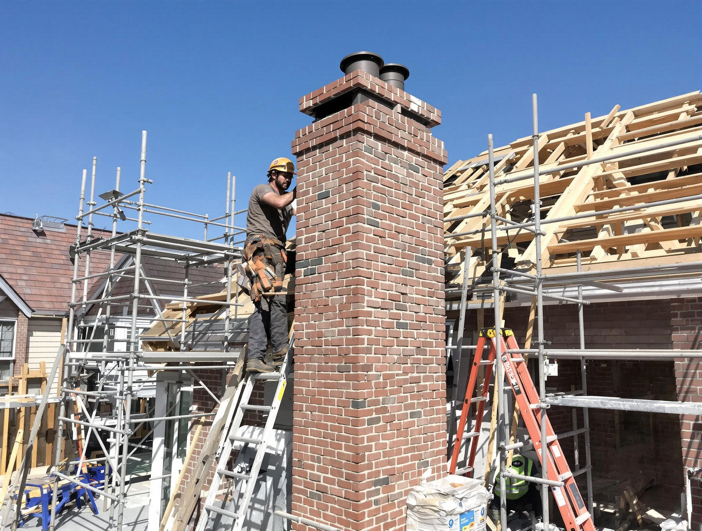 New chimney installation completed by Lowell Chimney Sweep in Lowell, MA