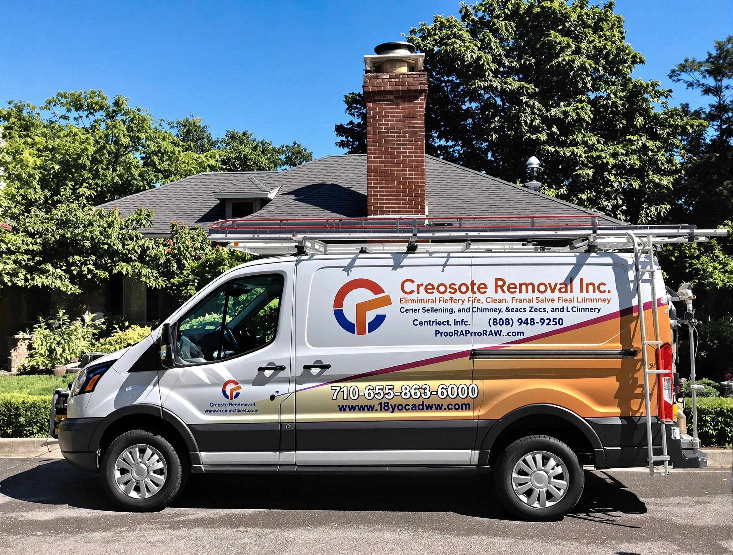 Lowell Chimney Sweep technician removing creosote safely in Lowell, MA